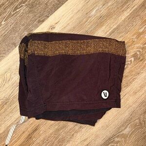 Maroon Vuori Shorts